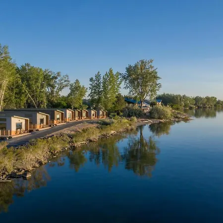 River Lodge And Cabins Boardman Exterior foto